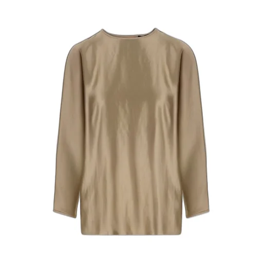 Long Sleeve Silk Top