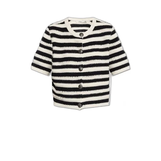 Striped Knit Cardigan