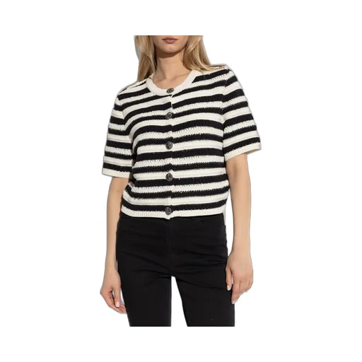 Striped Knit Cardigan