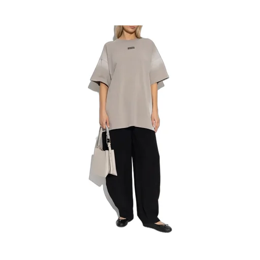 Wide-Leg Cropped Trousers