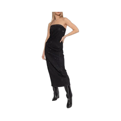 Strapless Sequin Maxi Dress