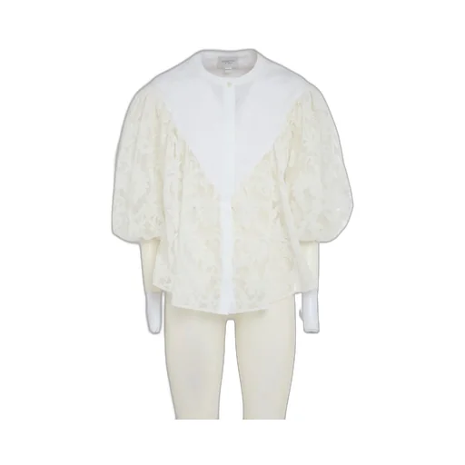 Puff Sleeve Lace Blouse