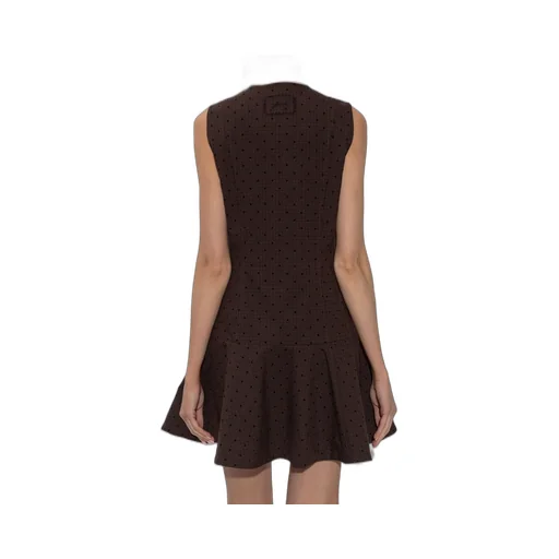 Polka Dot Vest Dress