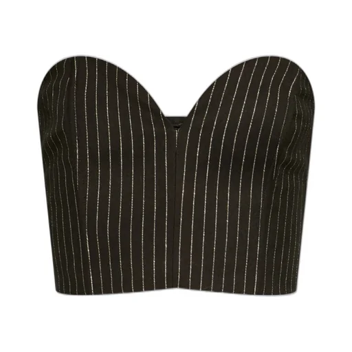 Pinstripe Corset Top