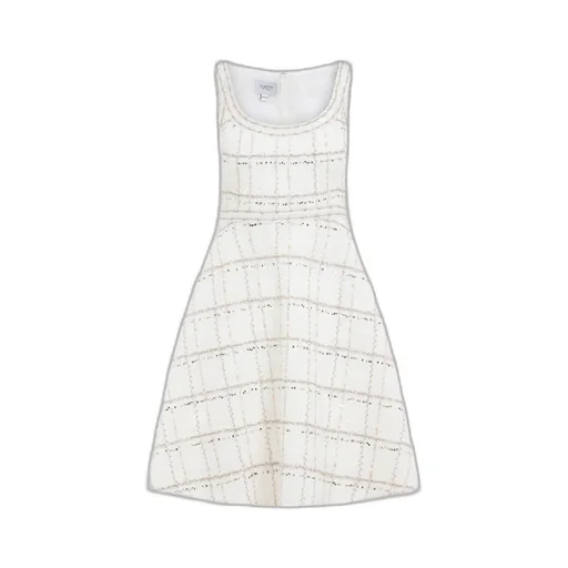 Tweed Check Dress
