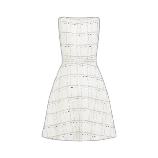 Tweed Check Dress