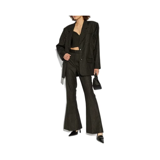 Pinstripe Corset Top