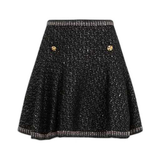 A-Line Skirt With Sequins