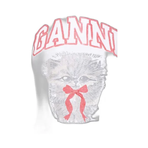 T-Shirt With Cat Print