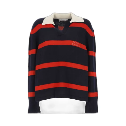 Striped Knit Polo