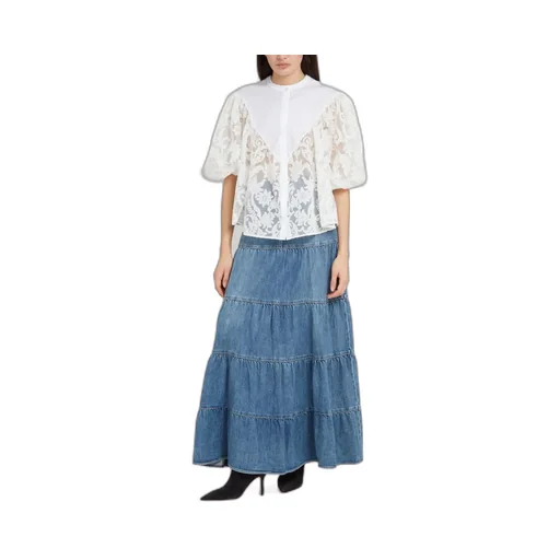 Puff Sleeve Lace Blouse