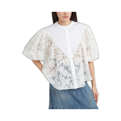 Puff Sleeve Lace Blouse
