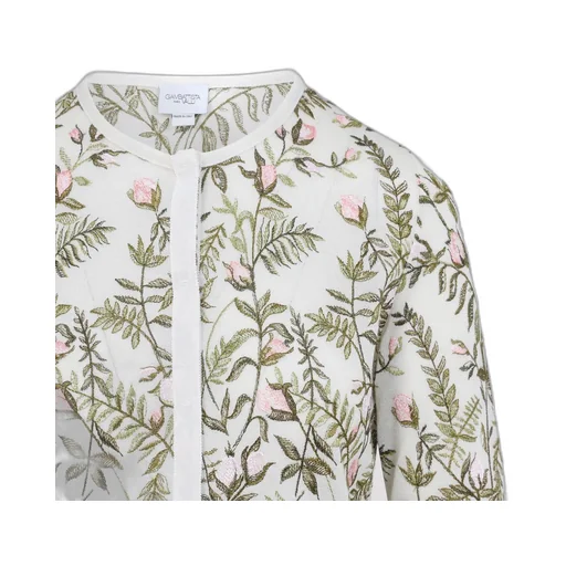 Floral Embroidered Cardigan
