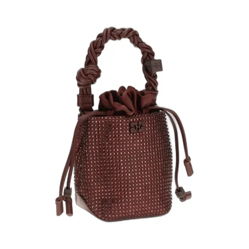 Bucket Bag With Rhinestones