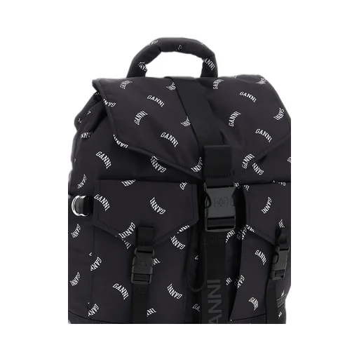 Logo Print Backpack
