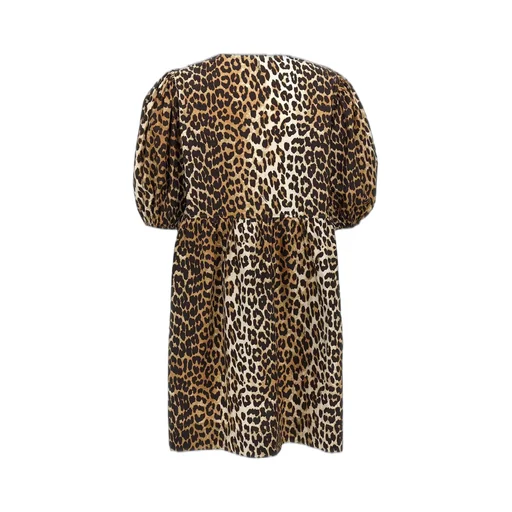 Leopard Print Mini Dress