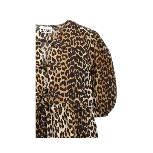 Leopard Print Mini Dress