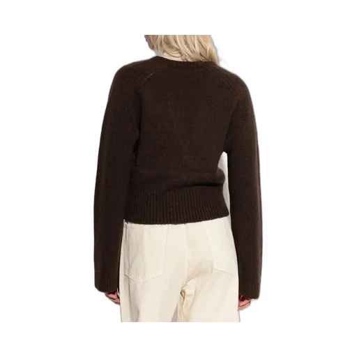 V-Neck Cropped Sweater