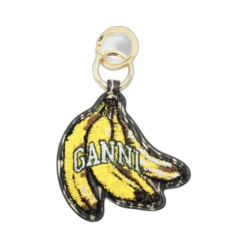 Banana Keychain Charm