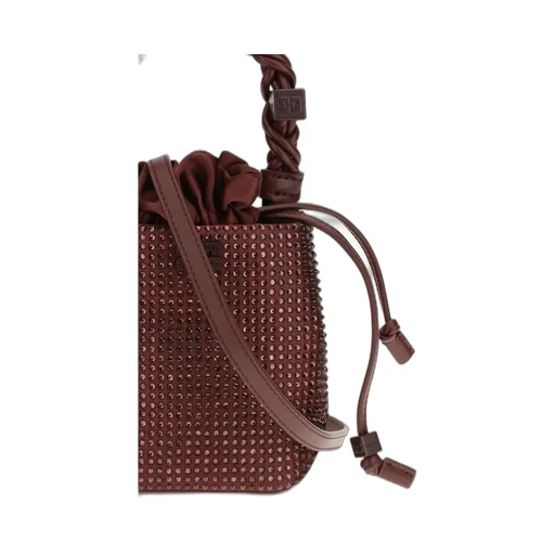 Bucket Bag With Rhinestones