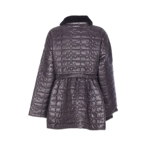 Quilted Jacket With Belt