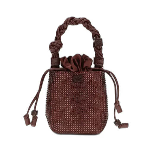 Bucket Bag With Rhinestones