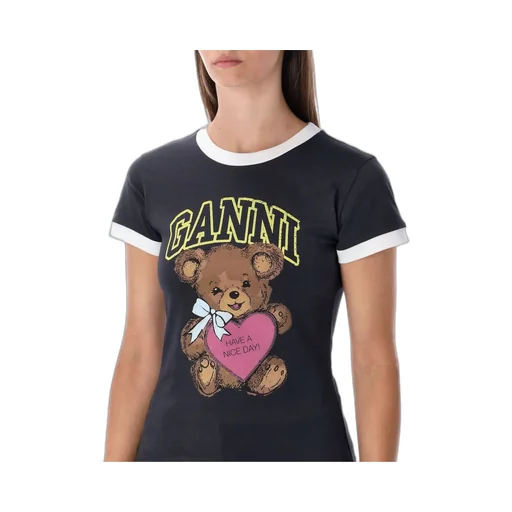 T-Shirt With Teddy Bear Print
