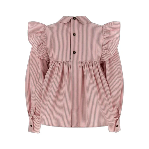 Striped Ruffle Shirt