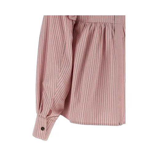 Striped Ruffle Shirt