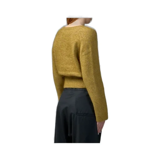 V-Neck Cropped Sweater