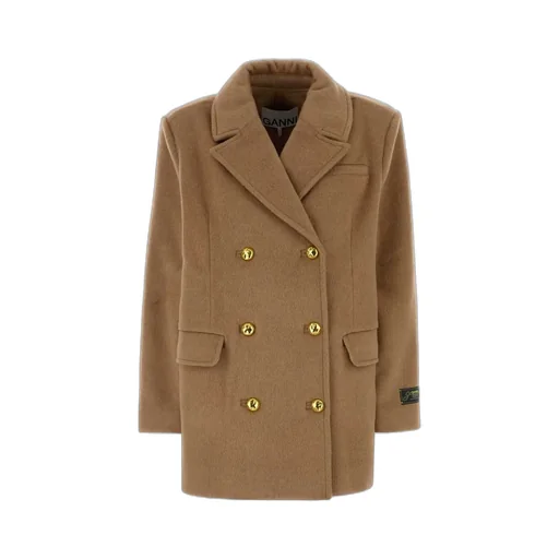 Double-Breasted Wool Coat