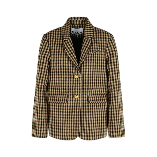 Checked Blazer
