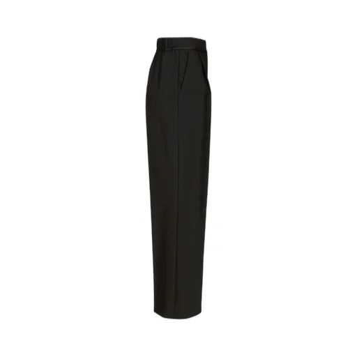 High-Waisted Pleated Trousers