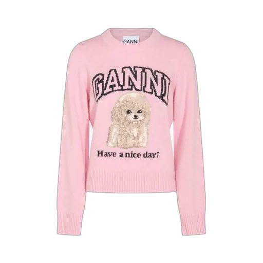 Sweater With Dog Graphic