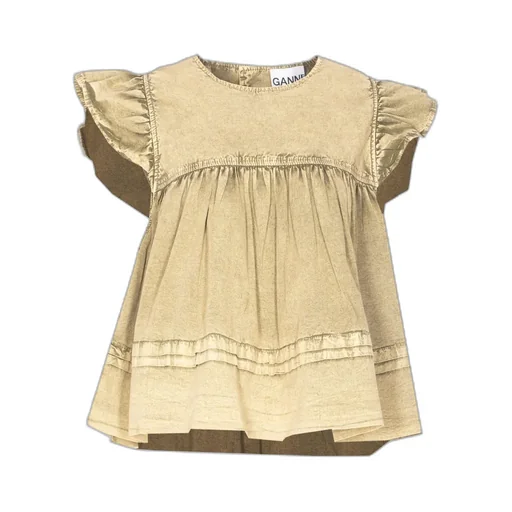 Ruffled Cotton Dress