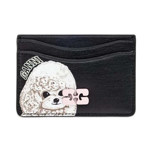 Cardholder With Dog Appliqué