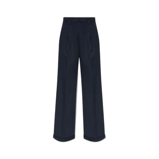 Wide-Leg Tailored Trousers