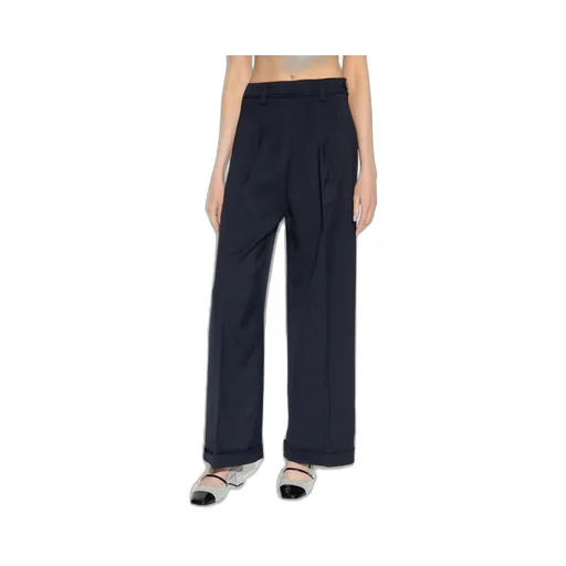 Wide-Leg Tailored Trousers