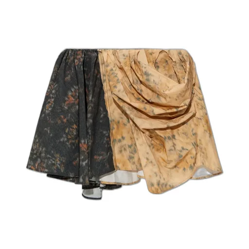 Asymmetric Draped Skirt
