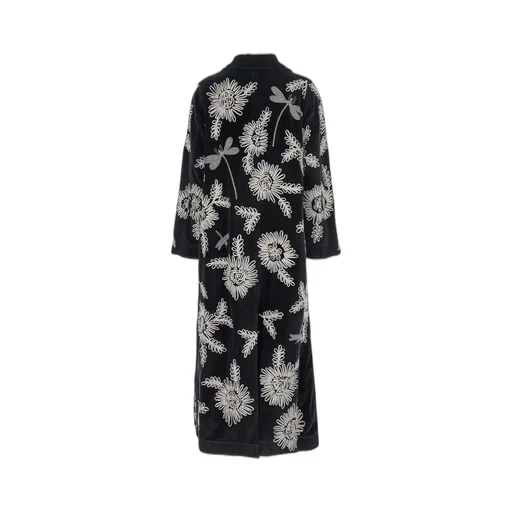 Floral Embroidered Robe