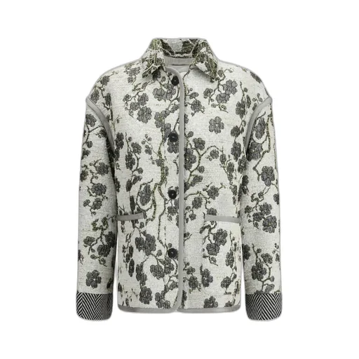 Floral Jacquard Jacket