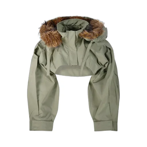Cropped Parka Jacket