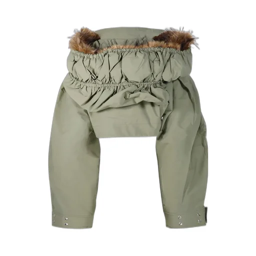 Cropped Parka Jacket