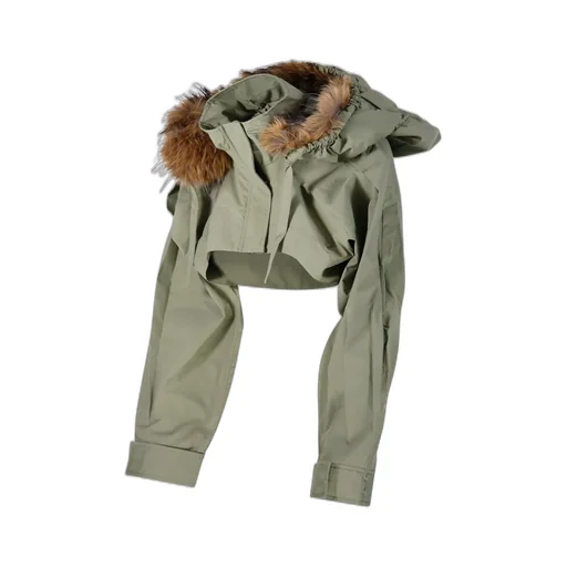 Cropped Parka Jacket