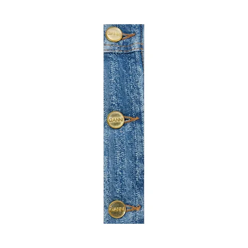 Denim Jacket With Peplum