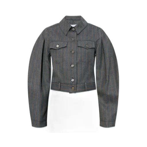 Pinstripe Cropped Jacket