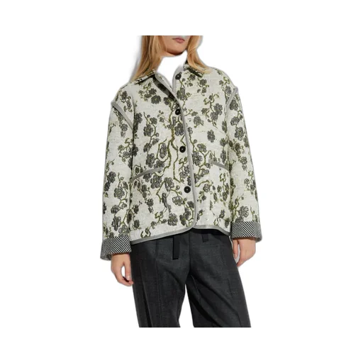 Floral Jacquard Jacket