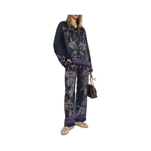 Embroidered Silk Shirt
