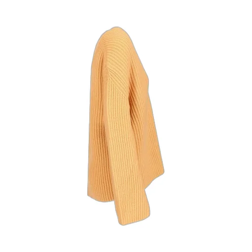 V-Neck Ribbed Sweater