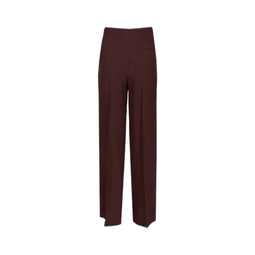 High-Waisted Wide-Leg Trousers